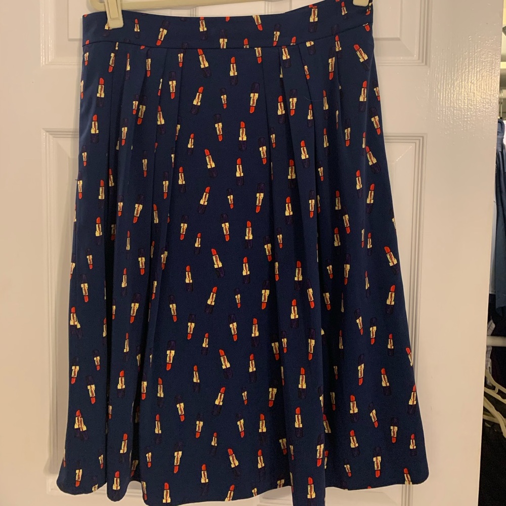 Eva Mendes for New York & Company Blue A-Line Skirt